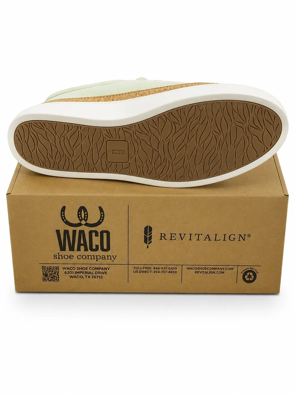 Revitalign Light Green Canvas Lace Up Slip On Comfort Sneakers NIB Womens 7-11